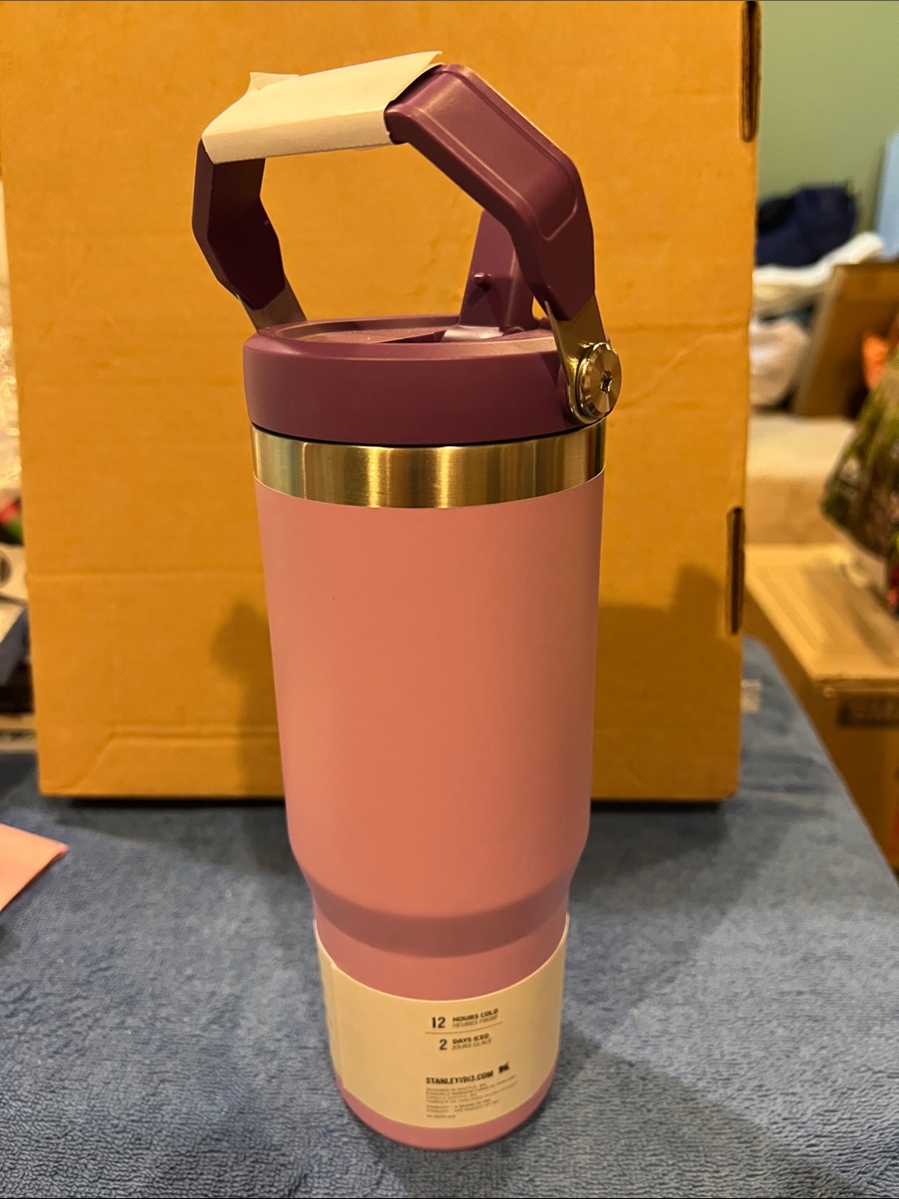 Stanley Pink and Plum Flip Straw Tumbler - Picture 5 of 7